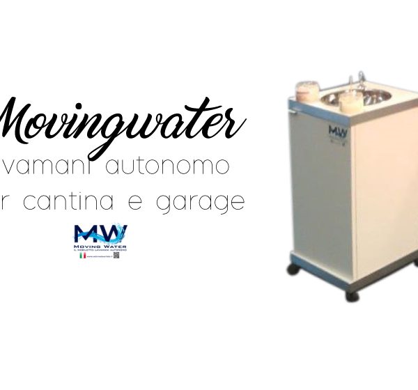 Lavamani autonomo per cantina e garage